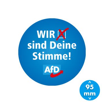 Aufkleber "Deine Stimme"