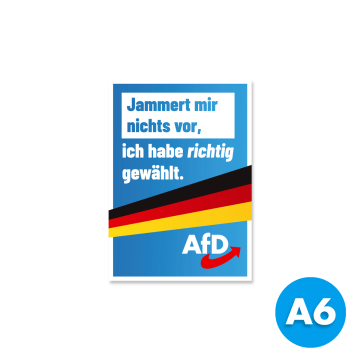 Aufkleber "Jammert nicht"