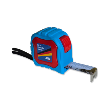 Rollmaßband "Nicht für linke Hände"