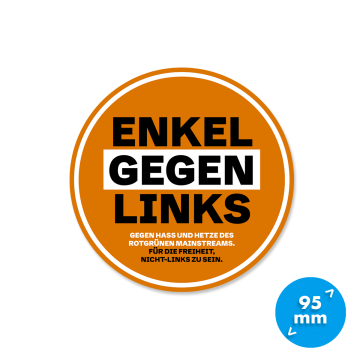 Aufkleber "Enkel gegen Links"