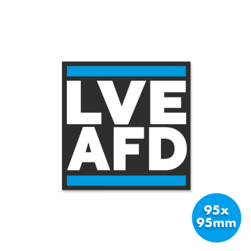 Aufkleber "LVE AFD"
