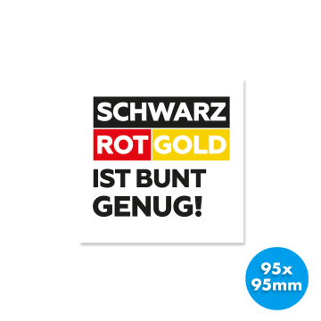 Aufkleber "Schwarz-Rot-Gold"