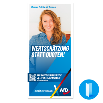 Faltblatt "Frauenpolitik"