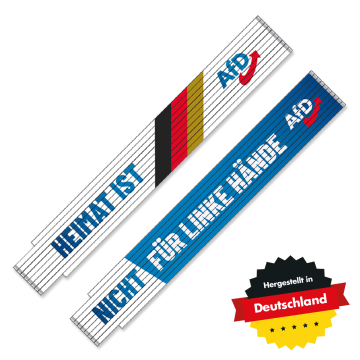 Zollstock "Heimat ist - Nicht für linke Hände"