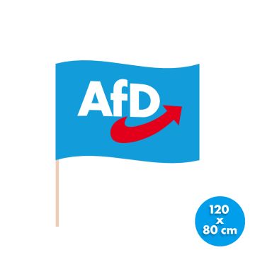 Schwenkfahne "AfD" 120 x 80 cm