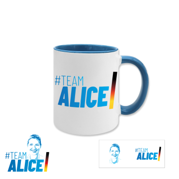 Tasse "#TeamAlice"