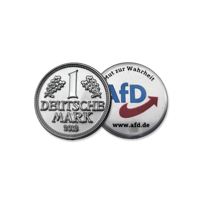 Einkaufswagenchips\u0020\u0022D\u002DMark\u0022\u0020gepr\u00E4gt